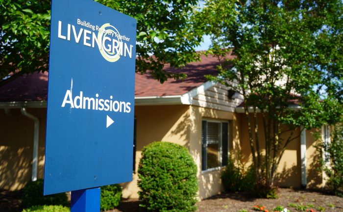 Admissions-sign